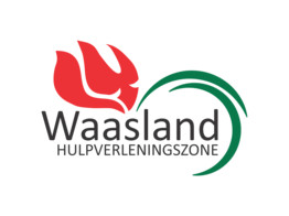 Logo 3 colors - Hulpverleningszone Waasland 40cm