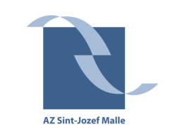 Logo 2 colors - vinyl AZ Sint-Jozef Malle 40cm  Bl