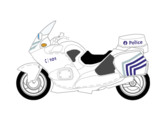 Politie Striping Klasse 2 Moto/grote scooter