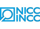 Logo 1 kleur   tekst - NICC-INCC 135x22cm  lichtbl