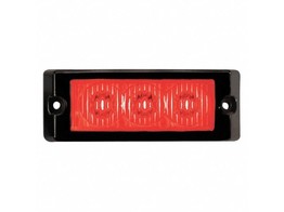 XT3 Rot - Einzelkalenderlampe im schwarzen Rahmen