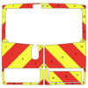 Striping Renault Trafic rear chevrons red/yellow 2