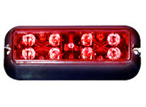 LEDX Rot - Einzelkalenderlampe im schwarzen Rahmen