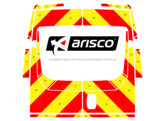 Striping Iveco Daily H2 - Chevrons T11500 Red/Yell