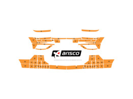 Arisco Pare-chocs VW Passat Break 2014- Avery prismatic Orange