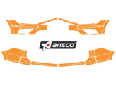 Arisco Pare-chocs VW Tiguan Allspace 2016- T7514 Fluo Orange