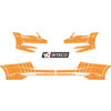 Arisco Bumpers  koda Superb Combi 2015- Avery Prismatic T7514 Orange
