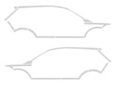 Outline Volkswagen Tiguan 2021 - Avery ECE104 White