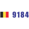Logo vlag   cijfer Civiele Bescherming blauw klass