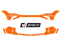 Arisco Pare-chocs VW Tiguan 2021- Avery Prismatic W11514 Orange