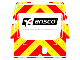 Striping Iveco Daily H2 - Chevrons T11500 Red/Yell
