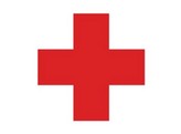 Heraldisch embleem  Rood Kruis  groot - Rode Kruis