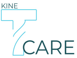 Logo 2 couleurs - Kine T-Care 66x40 cm  Petrol/Pas