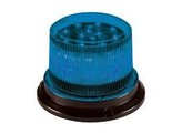 CL199 LED Beacon  12/24 Volt  Magnetic Mount  Clear Lens  Blue Leds