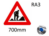 Traffic Sign A31 Class III on magnetic sheet 700mm