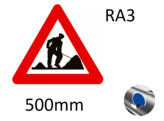 Traffic Sign A31 Class III on magnetic sheet 500mm