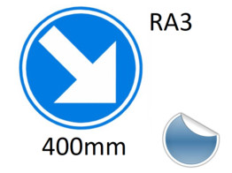 Self-adhesive Traffix Sign D1 Class III Sheet 400m