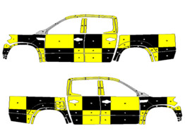 Striping Mercedes-BENZ X-KLASSE  Traffic Officer K