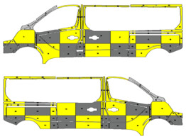 Striping Renault Trafic 2022 L2H1 Traffic Officer