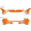 Arisco Bumpers VW Golf GTE EHYBRID 2021- Orange