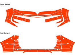 Arisco Sto stangen VW T7 L2H1 2021- Orange Heckklappe  FPS RPS  mit Button blast