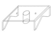 Geplooid onderdeel houder voor synchrolamp