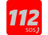 Logo 112 Red/White 30x30 cm