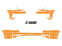 Arisco Pare-chocs Skoda Octavia Combi 2017-2020 Avery Prismatic T7514 Orange