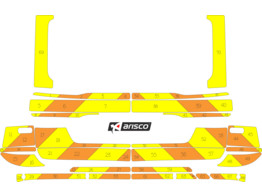 Striping Volvo XC60 2017 - Chevrons T11500 Fluo Or