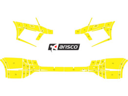 Arisco Pare-chocs Skoda Octavia Combi RS 2017-2020 Avery Prismatic T7513 Fluo Jaune