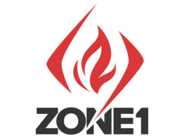 Logo 2 Farben - vinyl HVZ Zone 1  Rot/Schwarz 