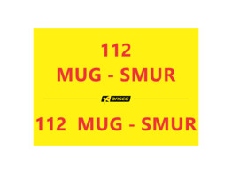 Schriftzug  112 MUG - SMUR   Motorhaube und Heckturen 