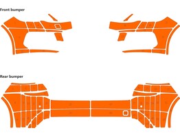 Arisco Sto stangen Peugeot 308 Berline 2014-2021 Orange