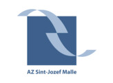 Logo 2 Farben - vinyl AZ Sint-Jozef Malle 40cm  Blau/Blau 