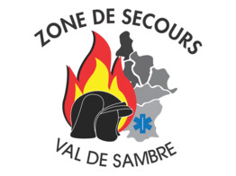 Full color logo  Vinyl    laminate  white background  -  40 cm ZdS Val de Sambre