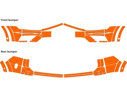 Arisco Bumpers VW Tiguan 2016- Avery Prismatic T7514 Orange   charging point