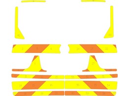 Striping BMW X5 2013-2018 MUG Chevrons Yellow/Orange 15 cm old model