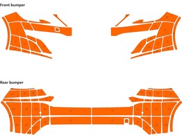 Arisco Sto stangen Peugeot 308 Berline 2021- Avery Prismatic T7514 Orange