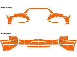 Arisco Sto stangen Audi A4 Berline Quattro 2019- Avery Prismatic Orange