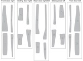 Striping Opel Vivaro and Renault Trafic Bespoke panels for inside doors white