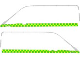 Striping Ford Transit L2H2 half Battenburg Vert/Ja