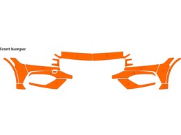 Arisco Frontsto stangen Volvo V60 2018- Avery W-11514 Fluo Orange - AB Technics