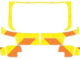 Striping Audi A6 MUG Chevrons Orange/Yellow 1-ATB-340