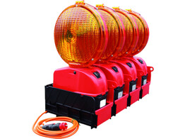 Set 4 StarFlash LED 627A Rot   Ladestation