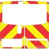 Striping Renault Trafic rear chevrons red/yellow 20cm Takeldienst LD