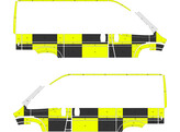 Striping Fiat Ducato/Peugeot Boxer/Citroen Jumper L1H2 Traffic Officer 2 schuifdeuren