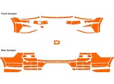 Arisco Pare-chocs VW Passat Berline 2014- Orange  FPS   RPS 