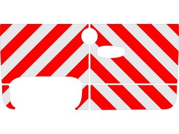 Red/White RA2 10cm Mercedes Sprinter RWD 2018- rear side