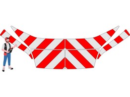 Red/White RA2 10cm Opel Movano 2022/Citroen Jumper/Fiat Ducato/Peuget Boxer 2014- Hood