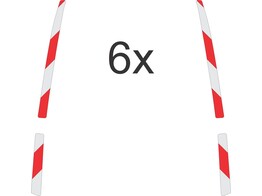 Rot/Wei  RA2 10cm Mercedes Sprinter 2018- Hintere neben Turen
